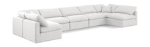 Load image into Gallery viewer, Indulge - Linen 7 Piece Modular U-Shaped Sectional - White
