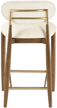 Load image into Gallery viewer, Riccio - Stool - Walnut And Gold Frame
