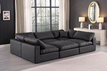 Load image into Gallery viewer, Comfy - 6 Piece Faux Leather Sectional
