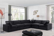 Load image into Gallery viewer, Comfy - 6 Piece Velvet Modular Corner Sectional
