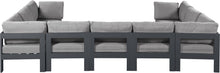 Load image into Gallery viewer, Nizuc - Outdoor Patio 9 Piece Modular Sectional With Gray Frame
