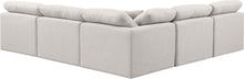 Load image into Gallery viewer, Indulge - Linen 5 Piece Modular Corner Armless Sectional
