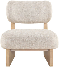 Load image into Gallery viewer, Vetra - Linen Textured Fabric Upholstered Accent Chair With Natural Base
