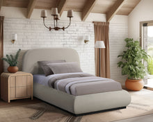 Load image into Gallery viewer, Vaughn - Chenille Bed With Black Base
