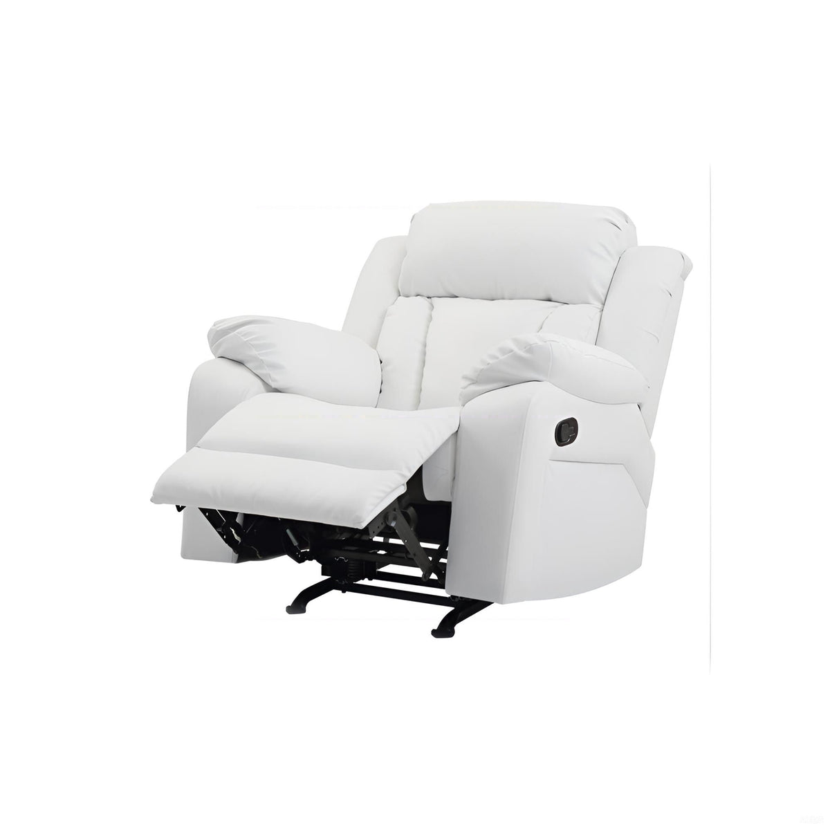 Elegant Rocker Recliner - White