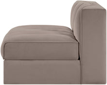 Load image into Gallery viewer, Rummi - Velvet Performance Fabric Upholstered Modular Armless Chair
