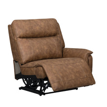 Load image into Gallery viewer, Kyra - RAF Recliner With Power Headrest, Footrest, Massage, Heat - Saddle
