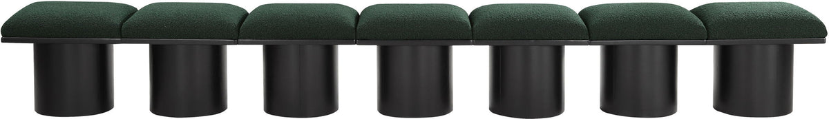 Pavilion - 7 Piece Modular Bench With Black Base