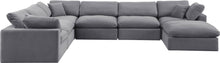 Load image into Gallery viewer, Comfy - 7 Piece Velvet Modular Sectional With Chaise

