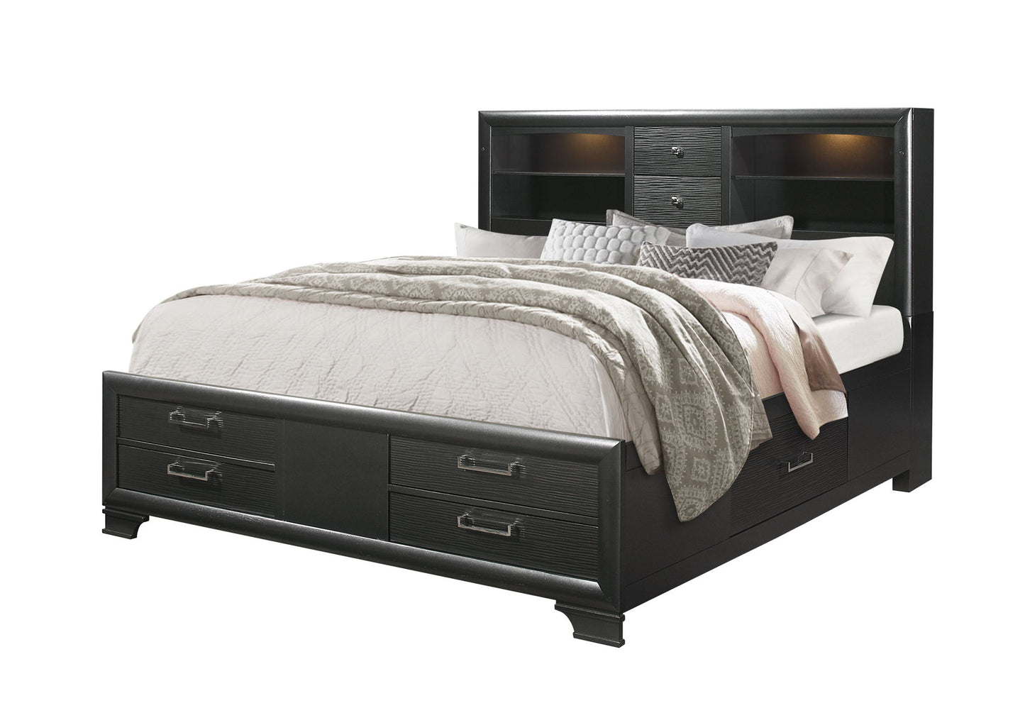 Jordyn - Full Bed Footboard And Side Rails - Gray