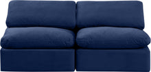 Load image into Gallery viewer, Indulge - Velvet 2 Seat Modular Armless Sofa

