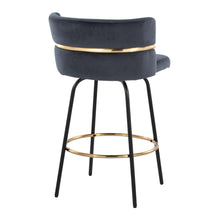Load image into Gallery viewer, Cinch - Contemporary Fixed Height Counter Stool With Swivel &amp; Round Footrest (Set of 2)
