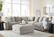 Load image into Gallery viewer, Aslan Court - Sectional With Ottoman Set
