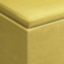 Load image into Gallery viewer, Rockwood - Upholstered Cube Storage Ottoman With Tray
