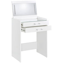 Load image into Gallery viewer, Danbury Makeup Vanity Table with LED Mirror and Stool
