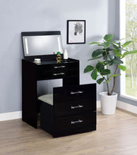 Load image into Gallery viewer, Danbury Makeup Vanity Table with LED Mirror and Stool
