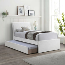 Load image into Gallery viewer, Myles - Linen Twin Trundle Bed
