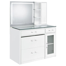 Load image into Gallery viewer, Flora Makeup Vanity Table with LED Mirror and Stool
