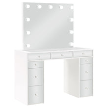 Load image into Gallery viewer, Regina Makeup Vanity Table with LED Mirror and Stool

