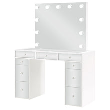 Load image into Gallery viewer, Regina Makeup Vanity Table with LED Mirror and Stool
