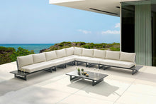 Load image into Gallery viewer, Maldives - 7 Piece Water Resistant Outdoor Patio Modular Sectional With Gray Base
