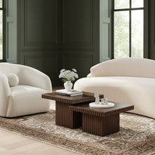 Load image into Gallery viewer, Spencer - 15" Oak Veneer 2 Piece Coffee Table
