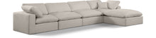 Load image into Gallery viewer, Comfy - 5 Piece Linen Modular Sectional With Chaise
