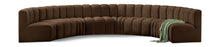 Load image into Gallery viewer, Arc - Velvet 8 Piece U-Shaped Modular Sofa
