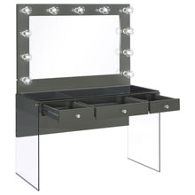 Load image into Gallery viewer, Afshan Makeup Vanity Table with LED Mirror - Ego Home Furniture
