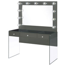 Load image into Gallery viewer, Afshan Makeup Vanity Table with LED Mirror - Ego Home Furniture
