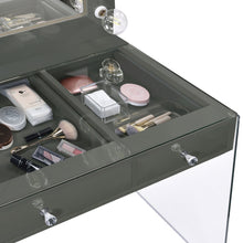 Load image into Gallery viewer, Afshan Makeup Vanity Table with LED Mirror - Ego Home Furniture
