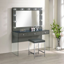 Load image into Gallery viewer, Afshan Makeup Vanity Table with LED Mirror - Ego Home Furniture
