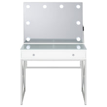 Load image into Gallery viewer, Eliza Makeup Vanity Table with LED Mirror and Stool
