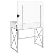 Load image into Gallery viewer, Eliza Makeup Vanity Table with LED Mirror and Stool
