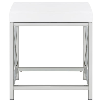 Eliza Makeup Vanity Table with LED Mirror and Stool