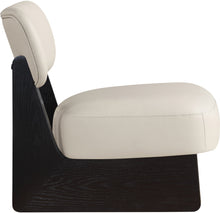 Load image into Gallery viewer, Vetra - Vegan Leather Upholstered Accent Chair - Taupe / Painted Black
