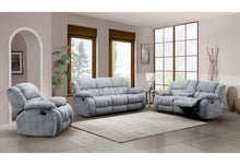 Load image into Gallery viewer, U250 - 3 Piece Living Room Set (Reclining Sofa / Console Reclining Loveseat &amp; Glider Recliner) - Gray

