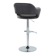 Load image into Gallery viewer, Margarite - Contemporary Ajustable Barstool With Swivel With Rounded T Footrest (Set of 2)
