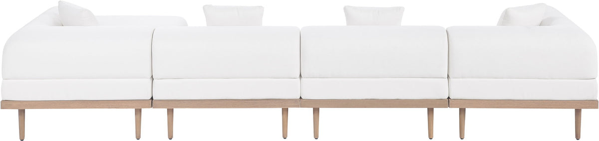 Laguna - 5 Piece 106.5" Upholstered Outdoor Patio Modular Sectional
