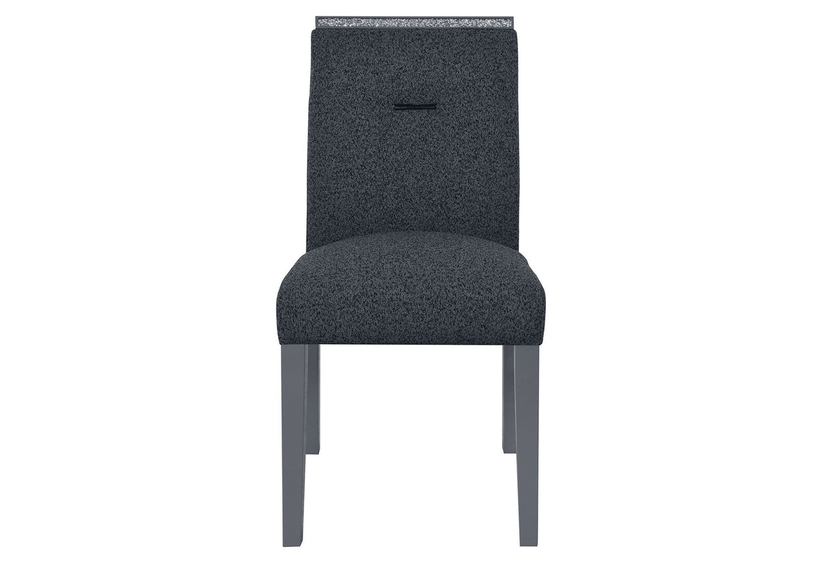 Monaco - 5 Piece Dining Room Set (Dining Table And Four Dining Chairs) - Dark Gray