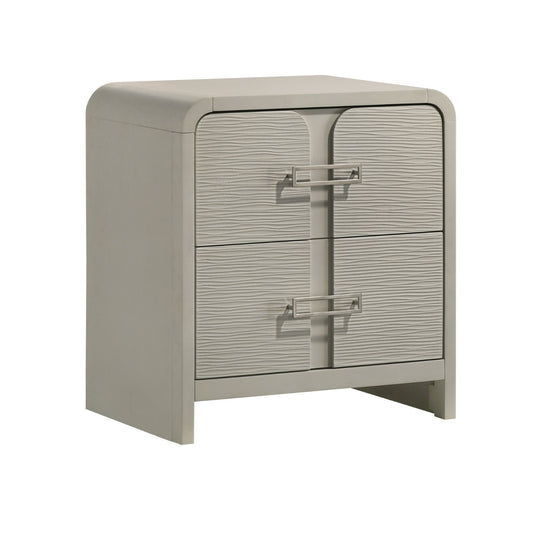 Aria - 2 Drawer Nightstand - Beige