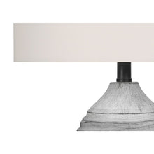Load image into Gallery viewer, Lighting, Table Lamp, Resin, Modern - Gray / Cream
