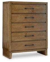 Load image into Gallery viewer, Sherbana - Five Drawer Chest - Light Brown
