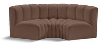 Load image into Gallery viewer, Arc - Faux Leather 3 Piece Modular U-Shaped Sofa
