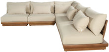 Load image into Gallery viewer, Mirella - 5 Piece Water Resistant Fabric Upholstered Outdoor Patio Modular Sectional
