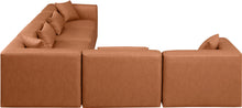 Load image into Gallery viewer, Cube - 6 Piece Modular Corner Sectional - Cognac
