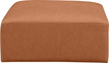 Load image into Gallery viewer, Cube - Ottoman - Cognac
