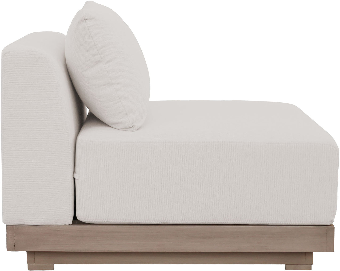 Solace - Olefin Performance Fabric Outdoor Patio Modular Armless Chair