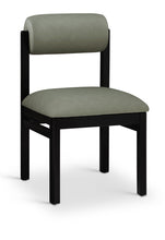 Load image into Gallery viewer, Roundhill - Faux Leather Dining Chair (Set of 2) - Black Frame
