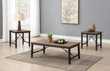Load image into Gallery viewer, T118 - Coffee Table &amp; 2 End Tables - Light Brown
